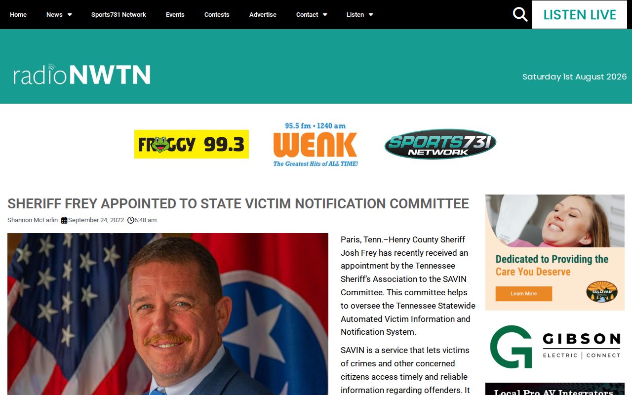 Henry County release alert and MobilePatrol SAVIN source