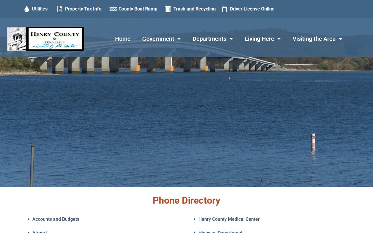 Henry County Correctional Facility release record contact directory
