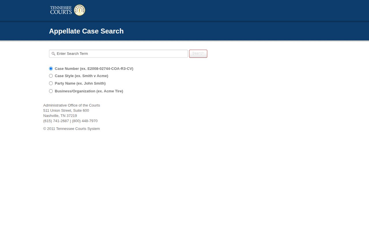 Henry County release record Tennessee appellate case search